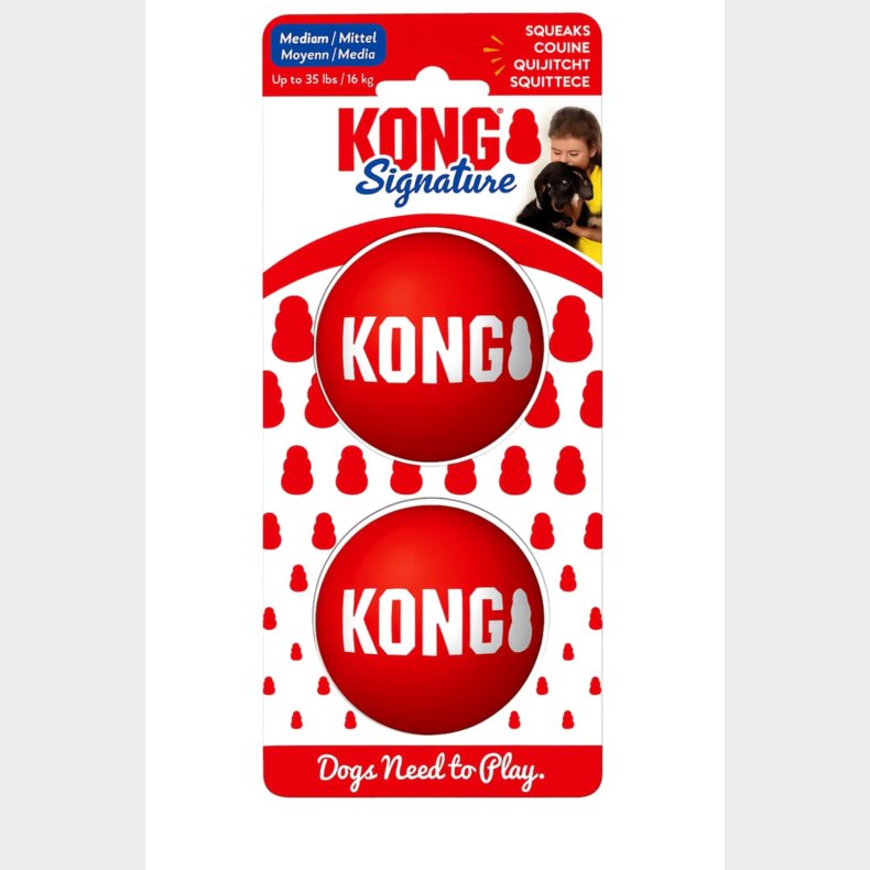 Kong bolde 2 pk. Medium