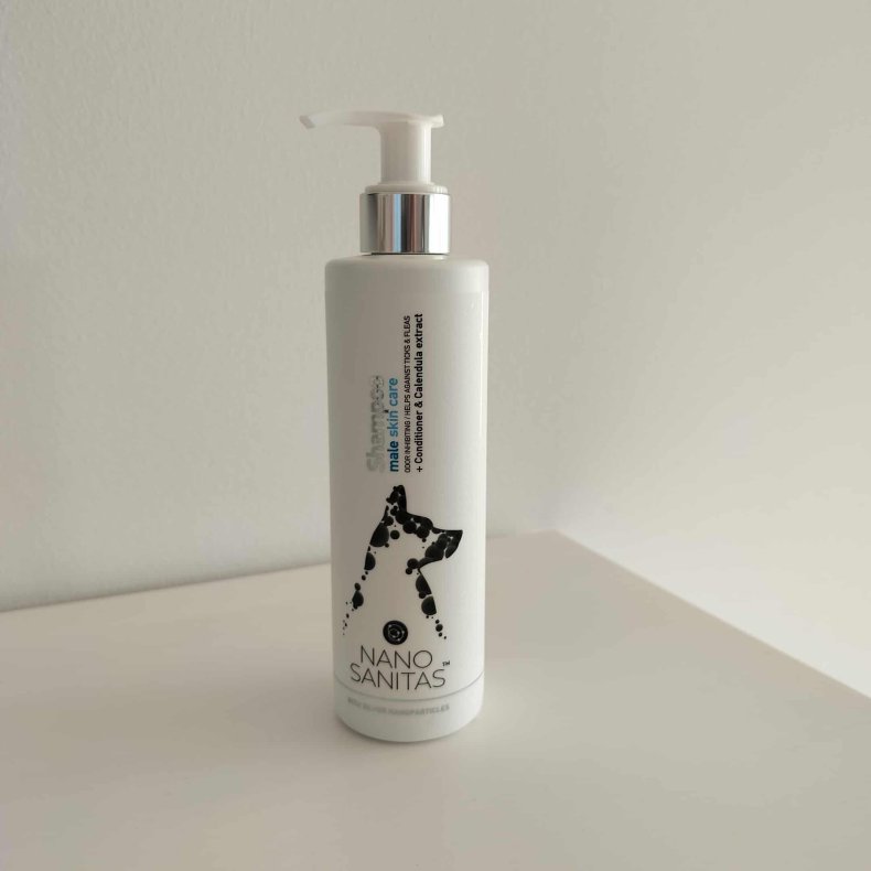Nano Shampoo Hudpleje til hanhunde - 250 ml.